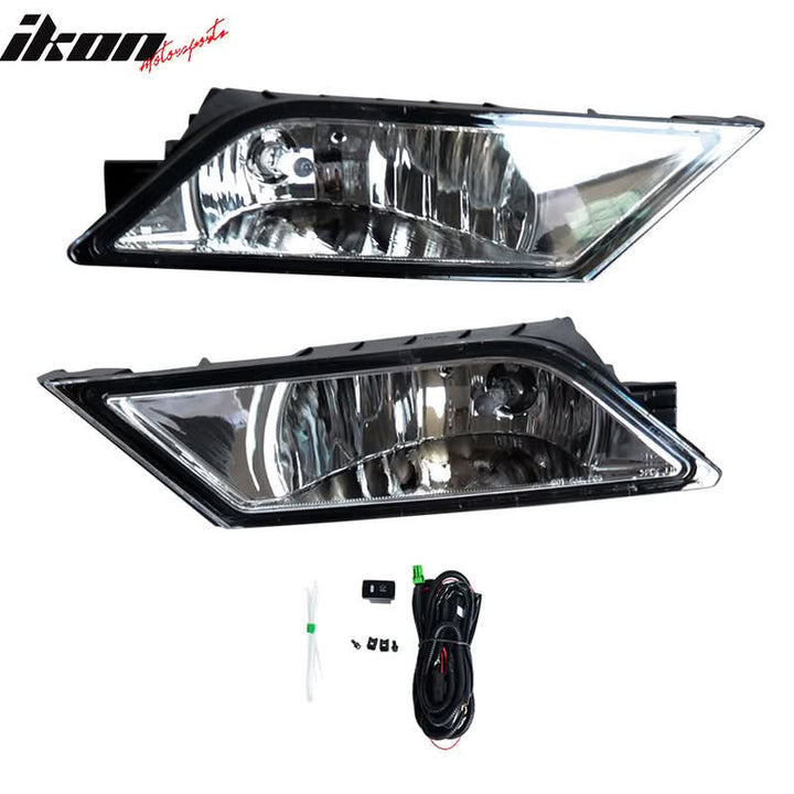 Fits 11-13 Honda Odyssey OE Front Fog Light Fog Lamp Clear Lens Pair