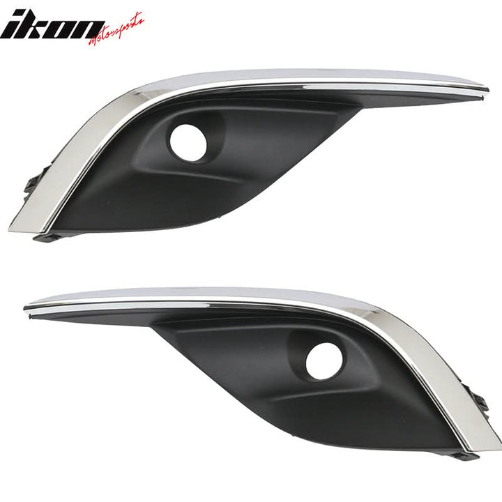 Fits 16-17 Mazda 6 Front Fog Light Lamps LED Clear Lens w/ Trim 2PC