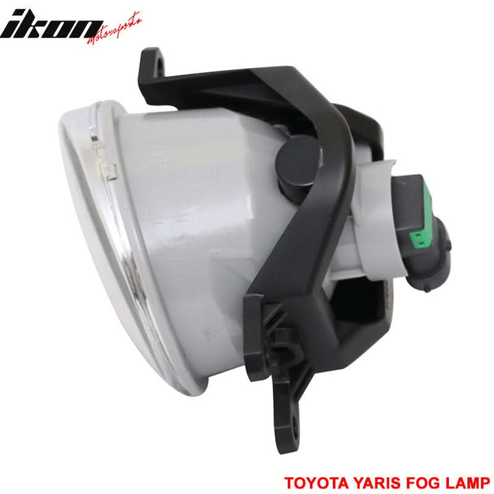 2015-2017 Toyota Yaris Hatchback Clear Lens Front Fog Lights Lamps ABS
