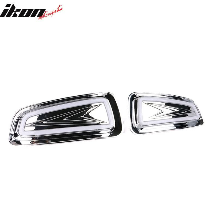 2011-2014 Ford F150 White Daytime Running Light Yellow Turn Signal