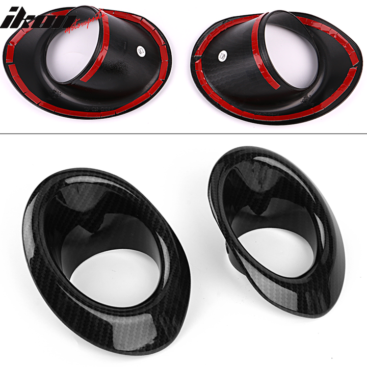 2016-2018 Honda Civic OE Style Carbon Fiber Hydro Dip Fog Lights Cover