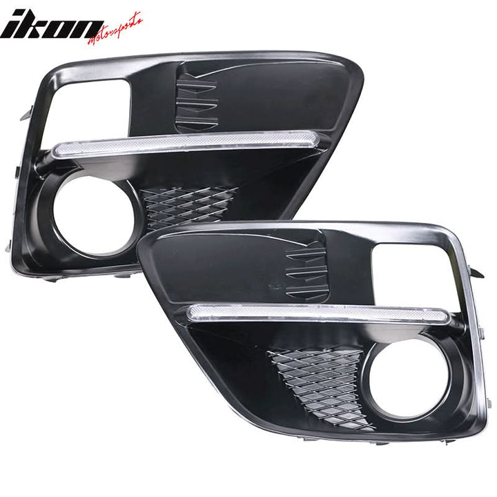 2015-2017Â Subaru WRX Sti White DRL & Amber Switchback Fog Light Covers