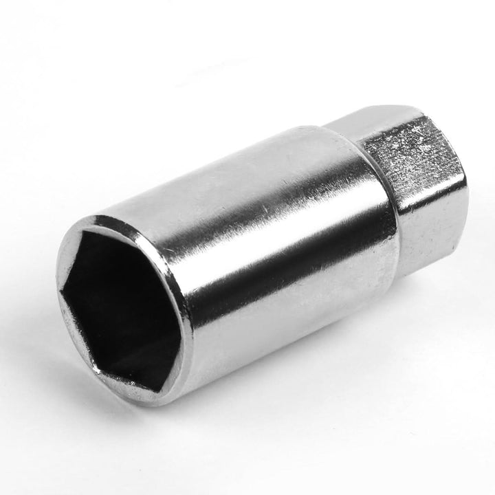 70MM Open-End Aluminum Lug Nuts M12x1.5 20PC Set with Adapter Black