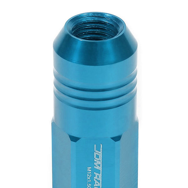 M12 x 1.5 Extended Closed End Lug Nuts 50mm Tall Aluminum 20pc Set
