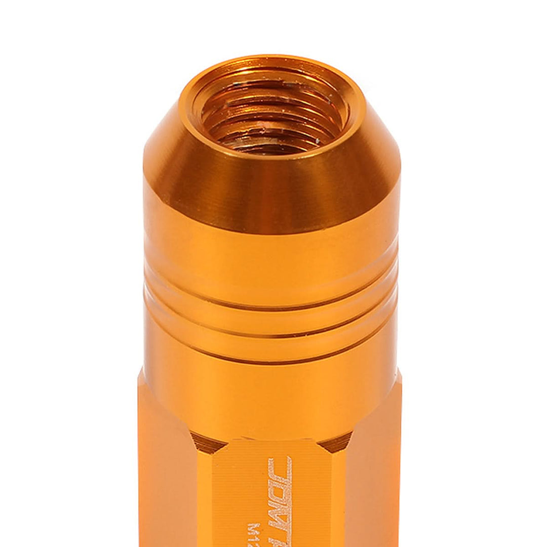 M12 x 1.5 Extended Grooved Shank Lug Nuts 20pc Set - Aluminum