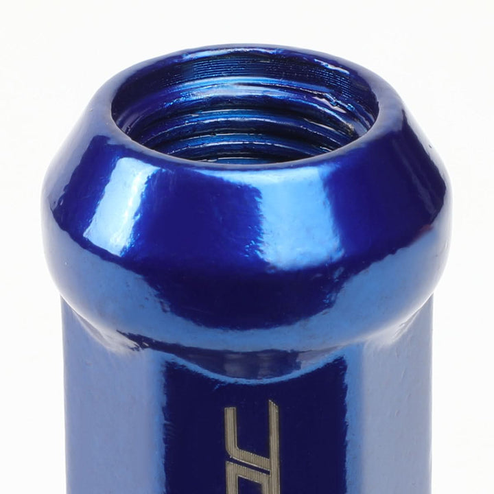 Steel Spike Lug Nuts M14 x 1.5 Closed End 24 Pack Blue