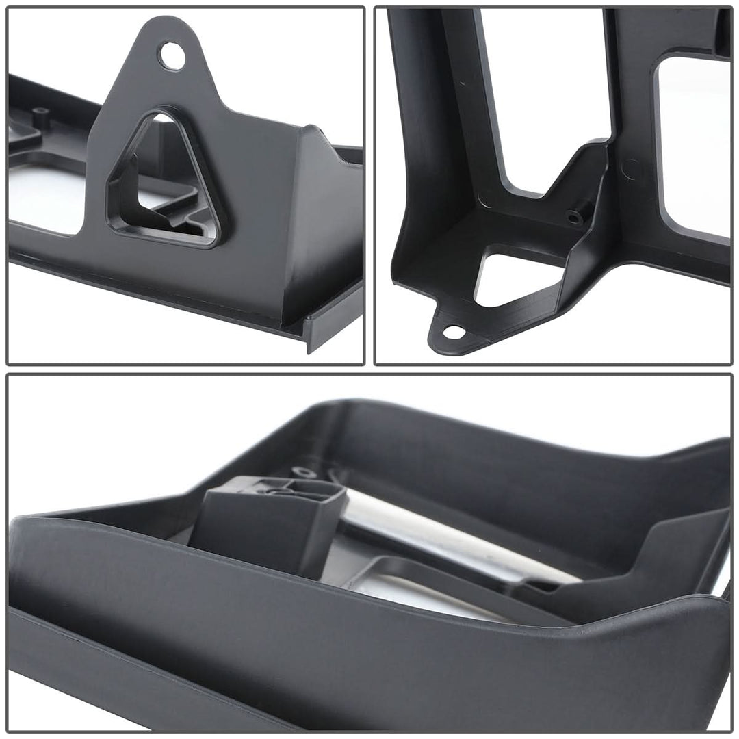 2013-2015 Acura RDX Front License Plate Mounting Bracket - Black