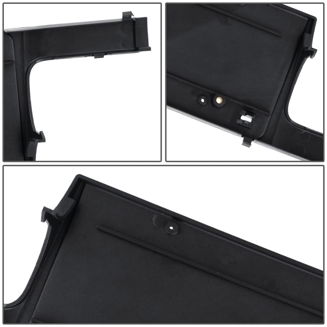 97-00 BMW 528i/540i Front License Plate Mounting Bracket - Black