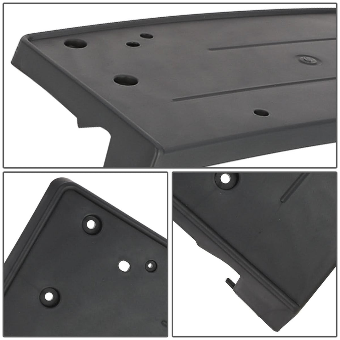 2013-2015 BMW X1 Front License Plate Mounting Bracket - Black
