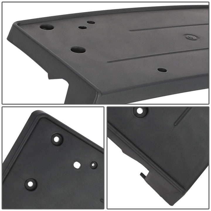 2013-2015 BMW X1 Front License Plate Mounting Bracket - Black