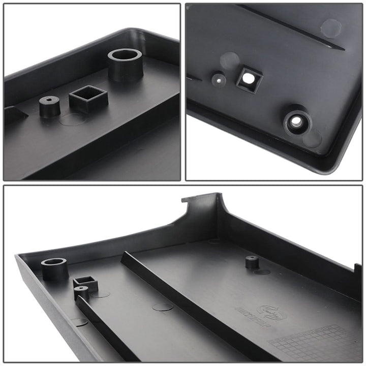 2012 BMW X1 Front License Plate Mounting Bracket - Black