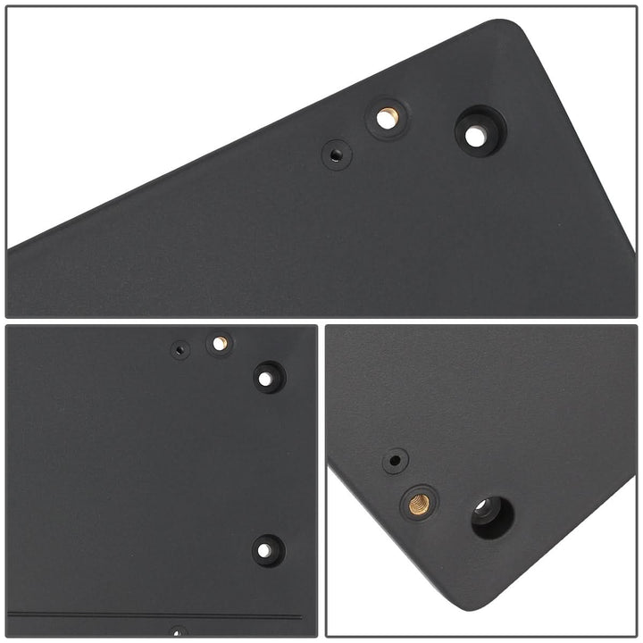 17-20 BMW 530E 530I 540I Front License Plate Mounting Bracket Black