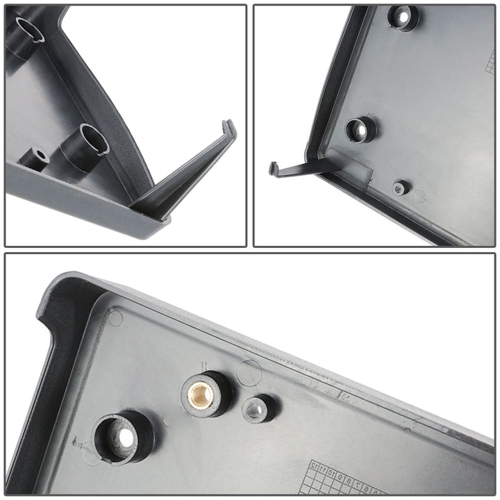 2016-2018 BMW 740i/750i Front License Plate Mounting Bracket Black