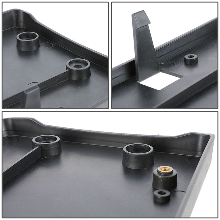 2018-2021 BMW X3 License Plate Mounting Bracket Front Black