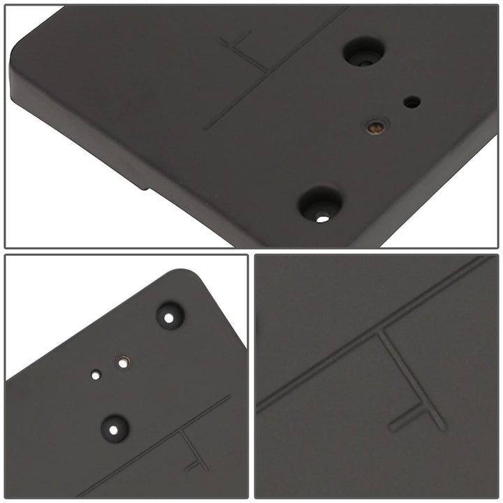 2016-2018 BMW X1 Front License Plate Mounting Bracket - Black