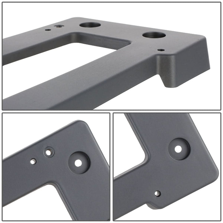 2019-2021 BMW 330i Front License Plate Mounting Bracket Black