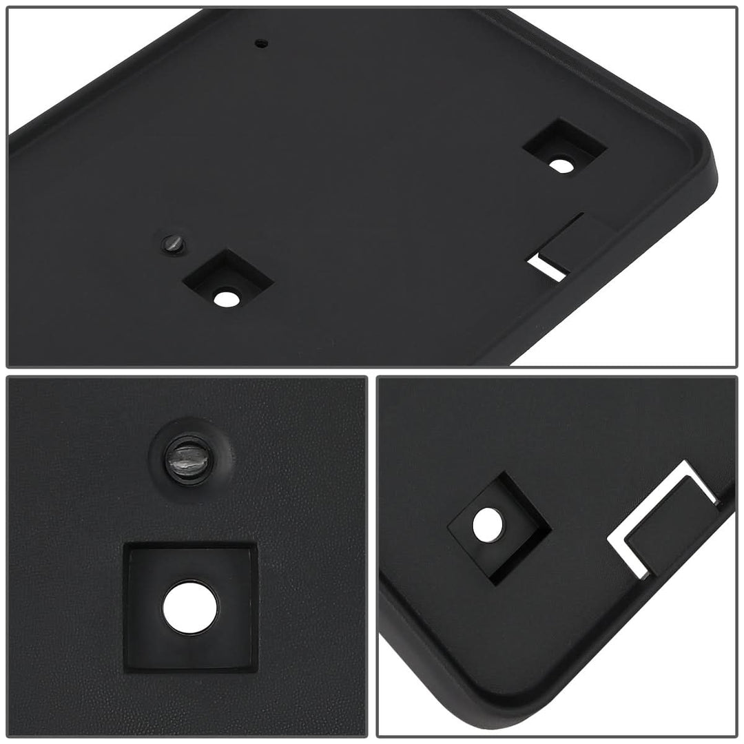 07-12 Dodge Caliber Front License Plate Mounting Bracket - Black