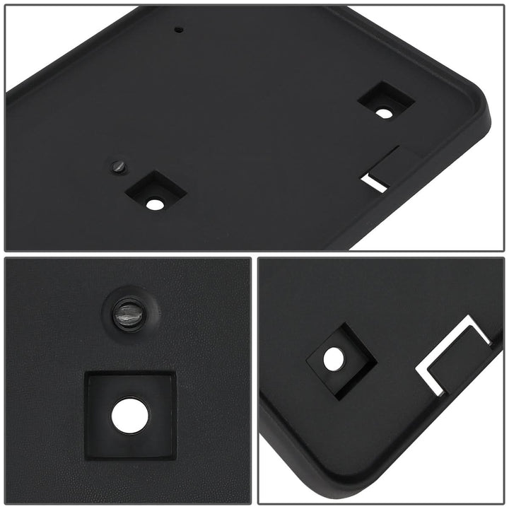 07-12 Dodge Caliber Front License Plate Mounting Bracket - Black
