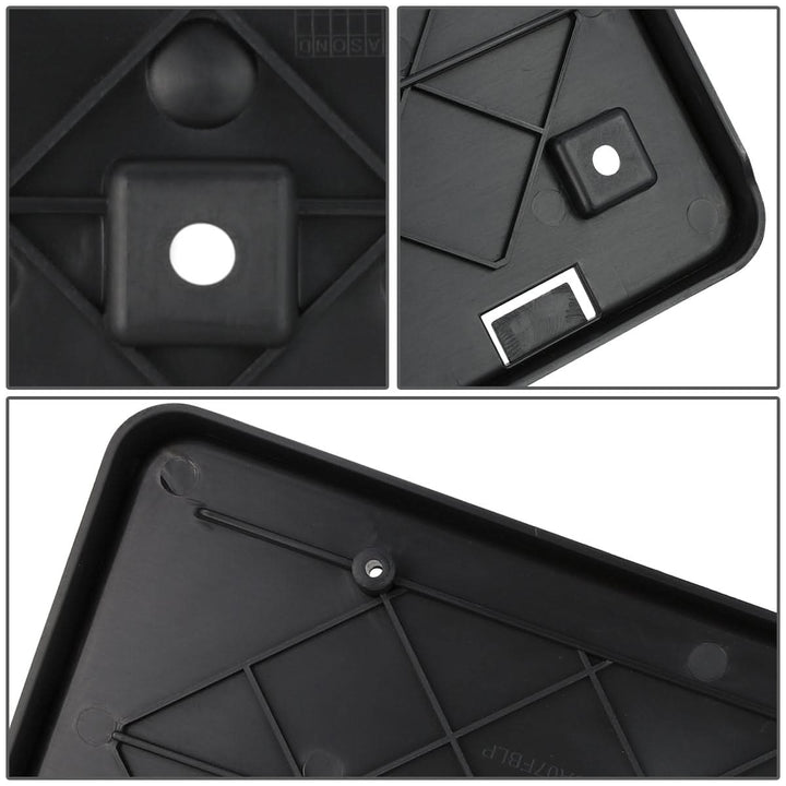 07-12 Dodge Caliber Front License Plate Mounting Bracket - Black