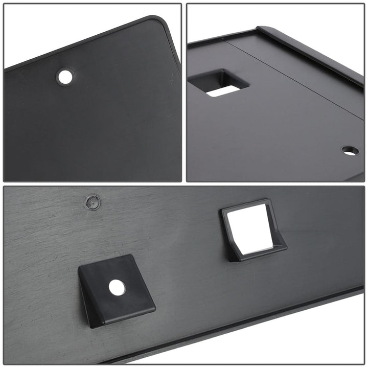 11-14 Chrysler 300 Front License Plate Mounting Bracket - Black