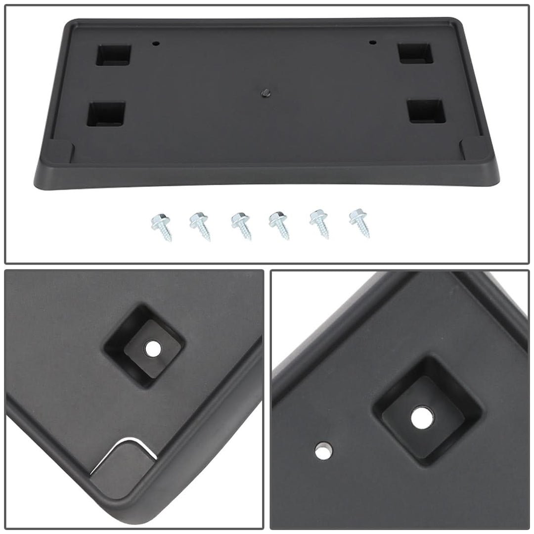 14-20 Dodge Durango Front License Plate Mounting Bracket - Black