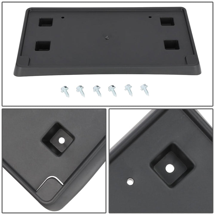 14-20 Dodge Durango Front License Plate Mounting Bracket - Black