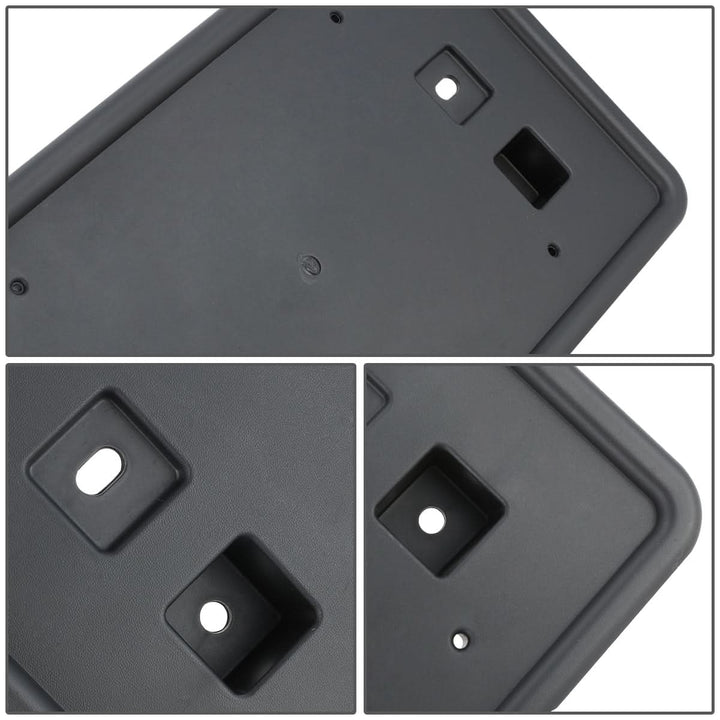 11-17 Jeep Compass Front License Plate Mounting Bracket - Black