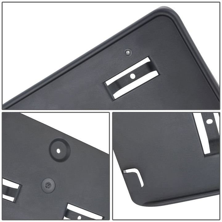 2012-2018 Ford Focus Front License Plate Mounting Bracket Black