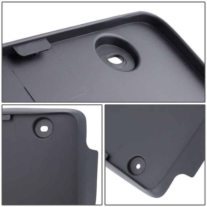 06-16 Chevrolet Impala Front License Plate Mounting Bracket - Black