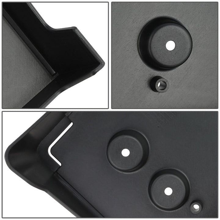 10-16 Cadillac SRX Front License Plate Mounting Bracket - Black