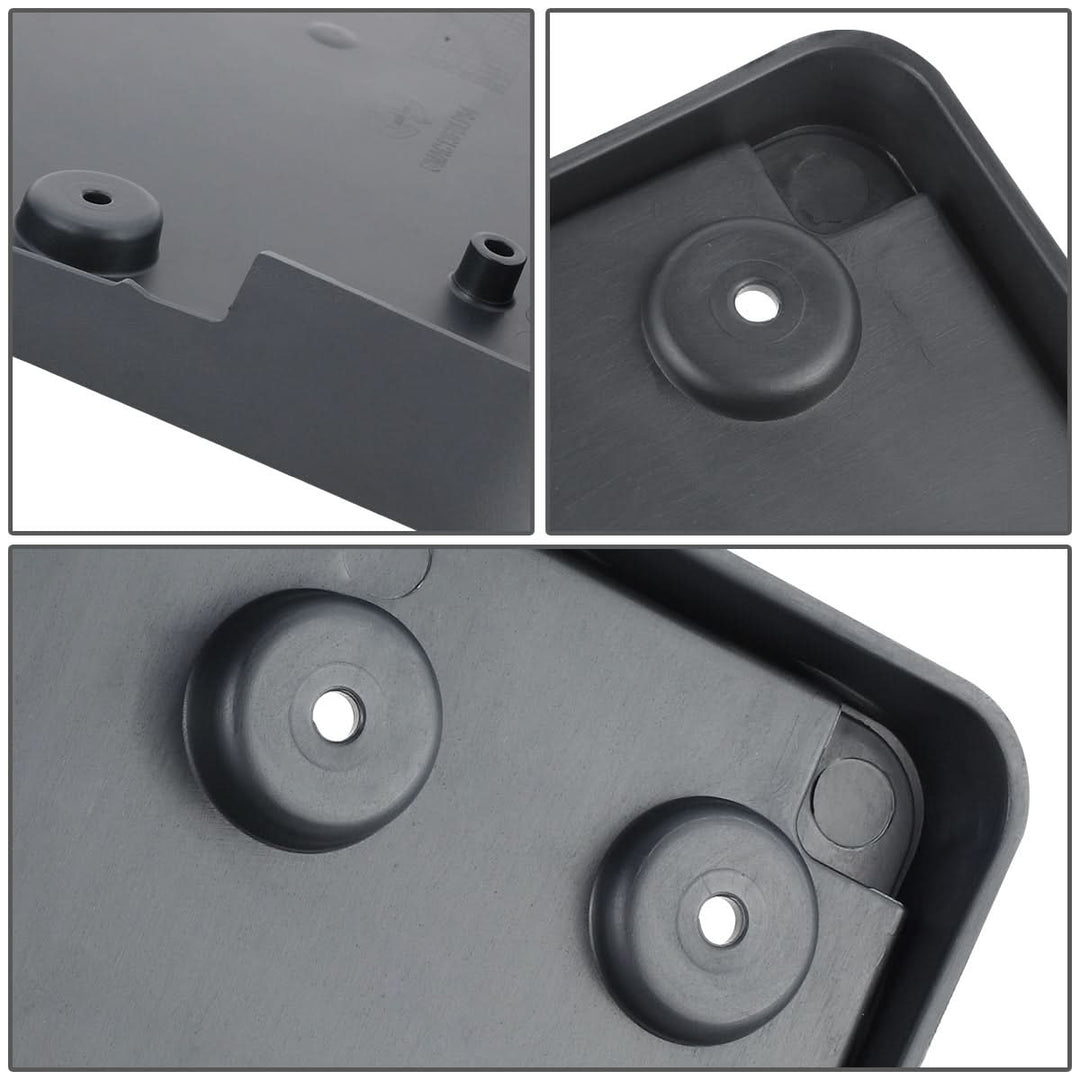 2013-2016 GMC Acadia Front License Plate Mounting Bracket - Black