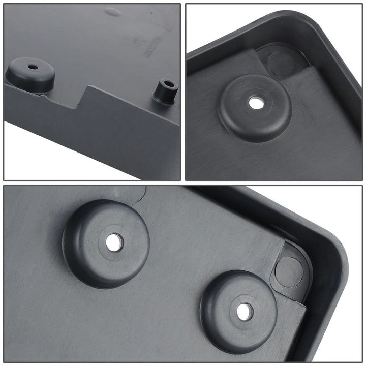 2013-2016 GMC Acadia Front License Plate Mounting Bracket - Black