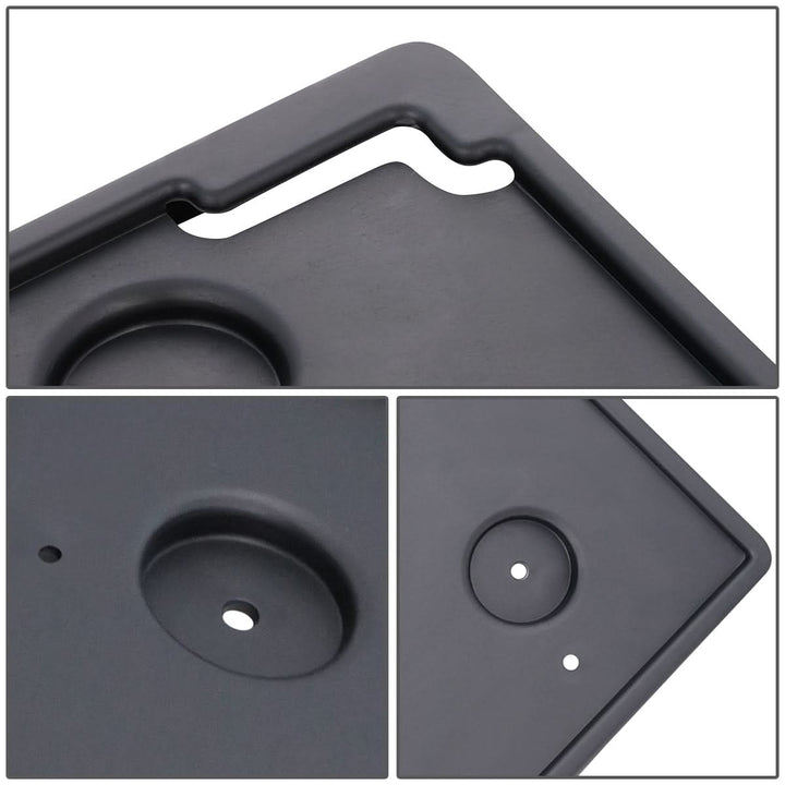 2015 Cadillac Escalade Front License Plate Mounting Bracket - Black
