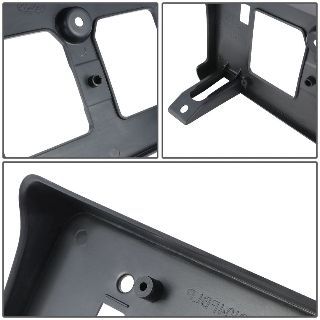 04-05 Honda Civic License Plate Mounting Bracket Front Black