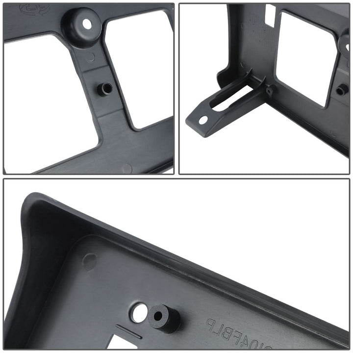 04-05 Honda Civic License Plate Mounting Bracket Front Black