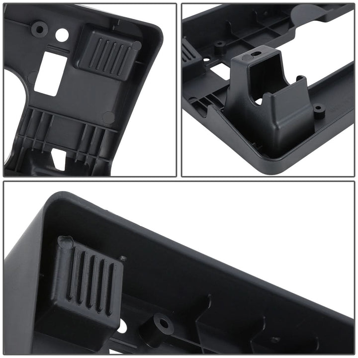 06-08 Honda Civic Front License Plate Mounting Bracket - Black