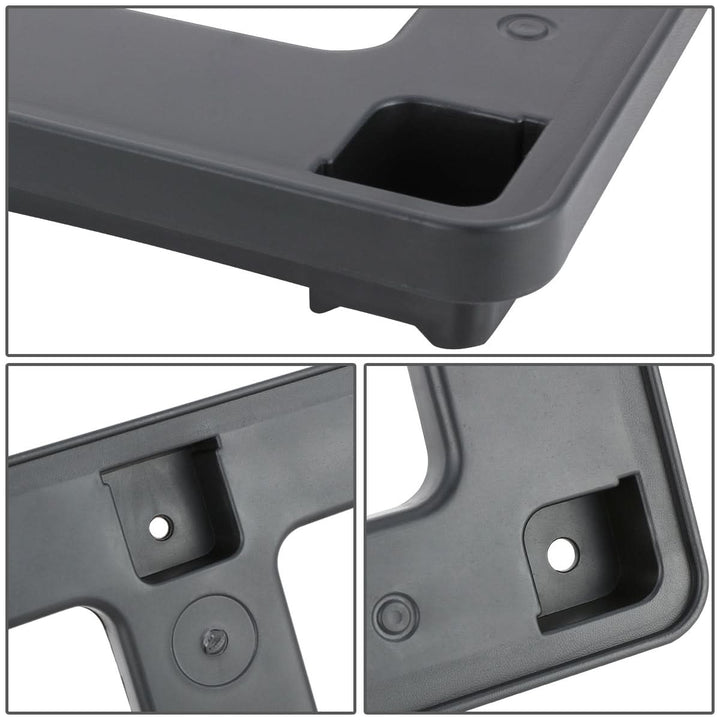 2016-2018 Honda HR-V Front License Plate Mounting Bracket - Black