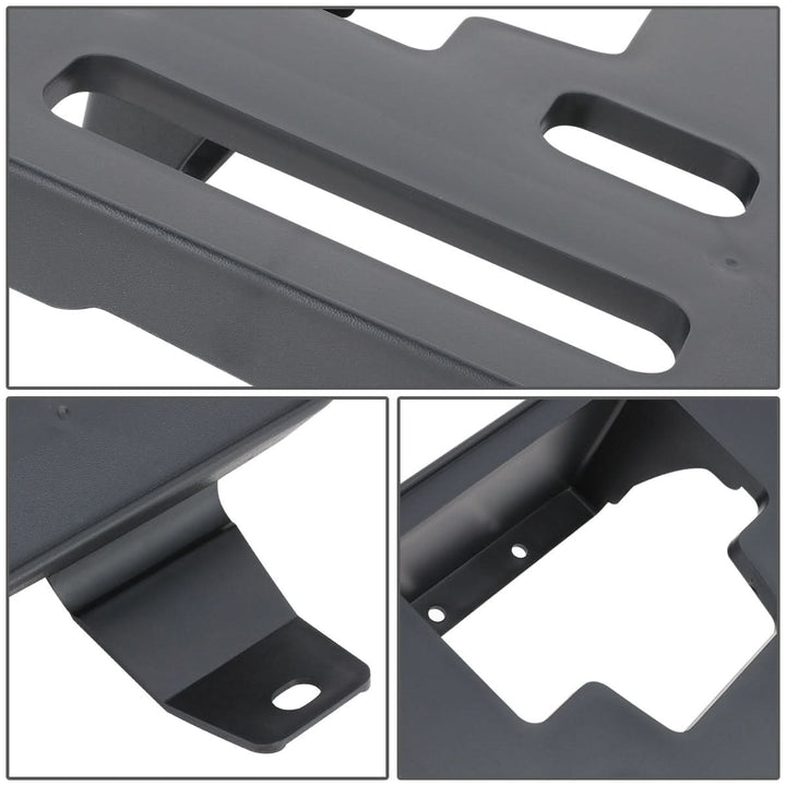 2009-2015 Honda Pilot Front License Plate Mounting Bracket - Black
