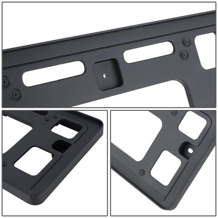 2016-2018 Honda Pilot Front License Plate Mounting Bracket - Black