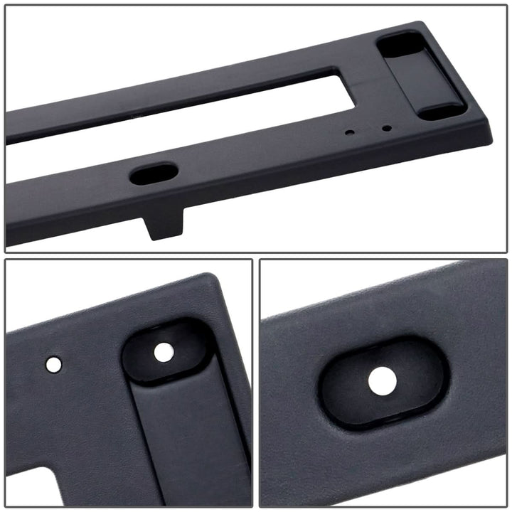 14-16 Kia Soul Front License Plate Mounting Bracket - Black