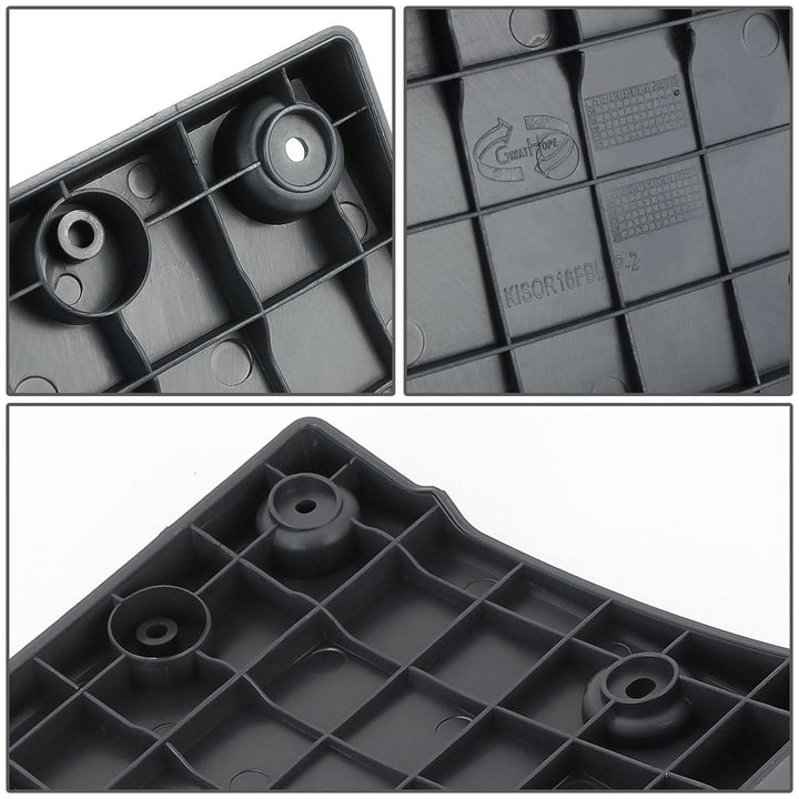 2016-2018 Kia Sorento Front License Plate Mounting Bracket Black