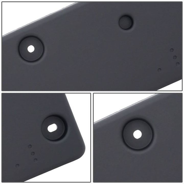 2019-2021 Kia Sedona Front License Plate Mounting Bracket Black