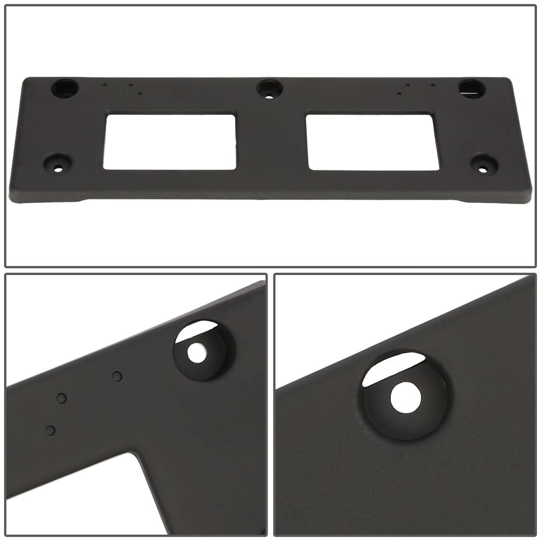 17-21 Kia Sportage License Plate Mounting Bracket - Front Black