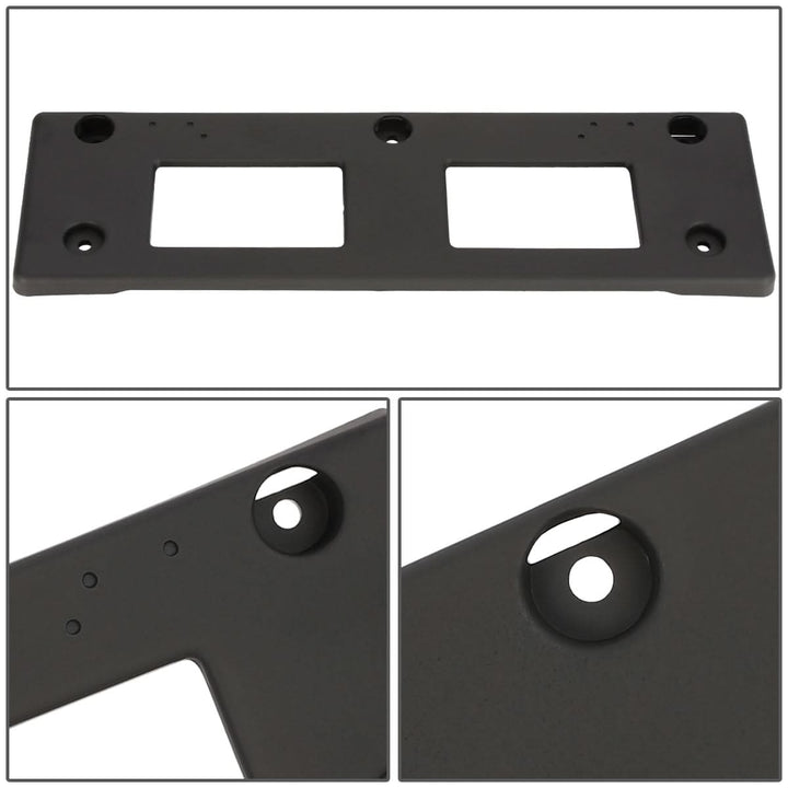 17-21 Kia Sportage License Plate Mounting Bracket - Front Black