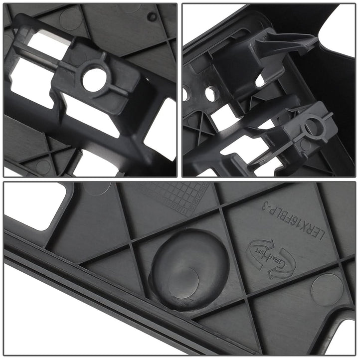 2016-2019 Lexus RX350 Front License Plate Mounting Bracket Black