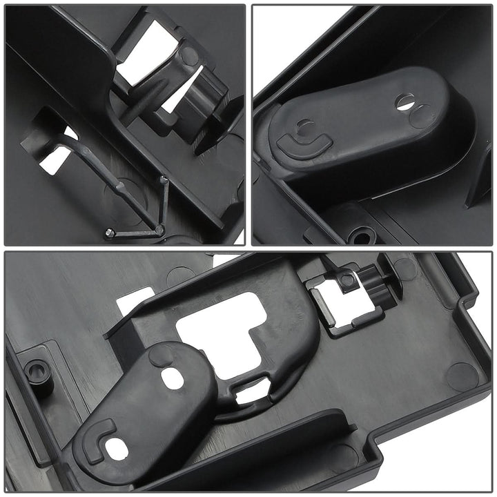 2010 Mazda 3 I Model Front License Plate Mounting Bracket - Black