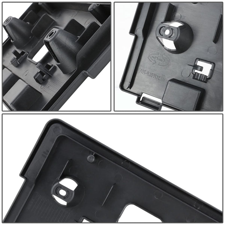 2017-2018 Mazda 3 Front License Plate Mounting Bracket - Black