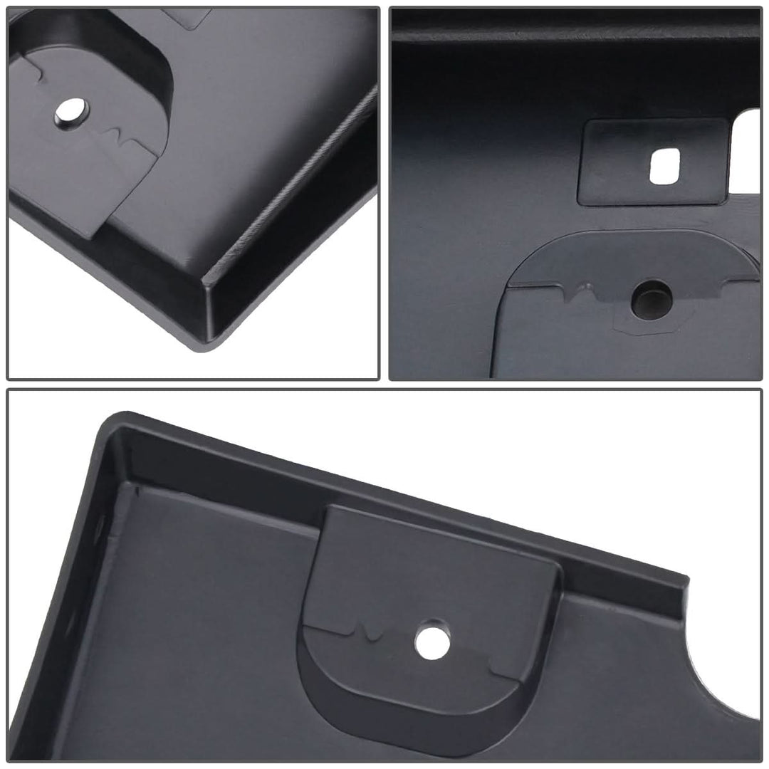 10-12 Nissan Sentra Front License Plate Mounting Bracket - Black