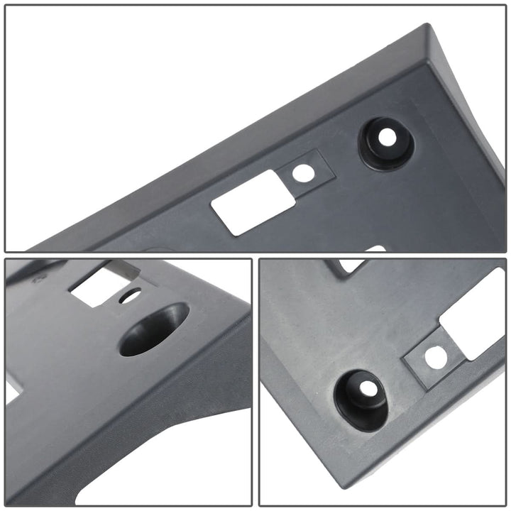 11-15 Nissan Rogue Front License Plate Mounting Bracket - Black