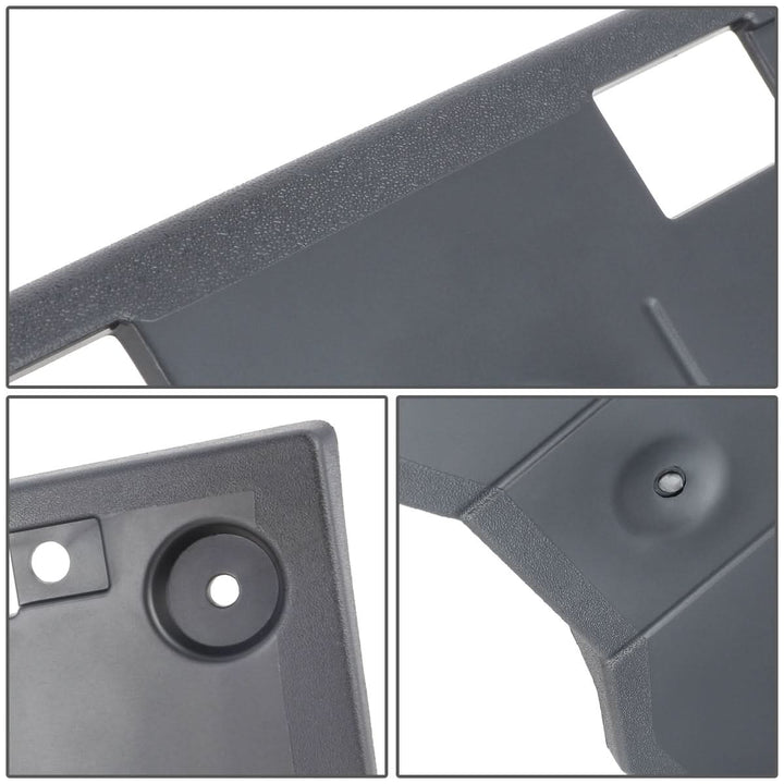 13-15 Nissan Sentra Front License Plate Mounting Bracket - Black